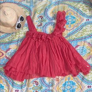 Free People FP One guaze tank top